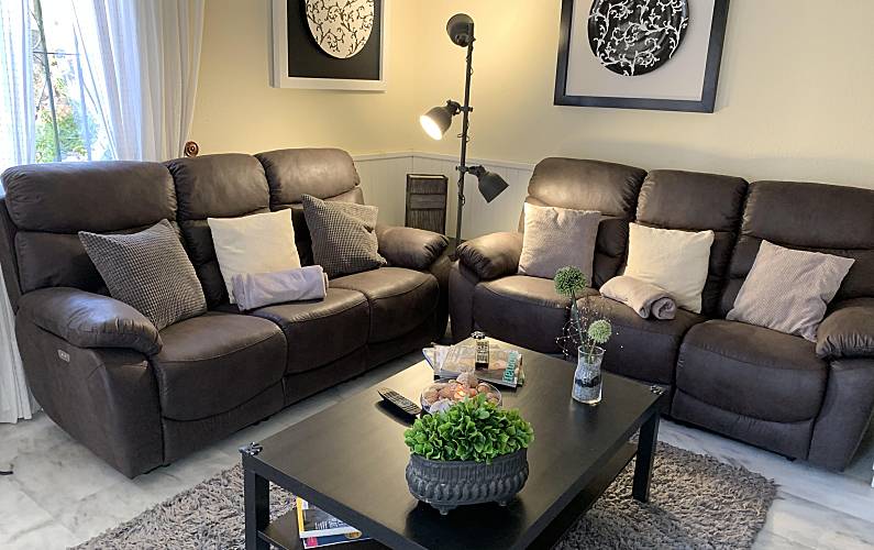 Wohnung Wohnzimmer Málaga Marbella Ferienwohnung - Wohnzimmer