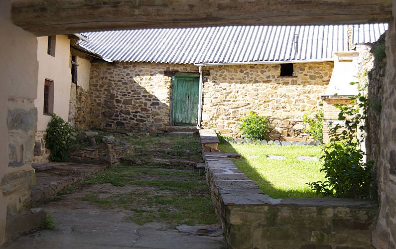 Haus Ausicht aus dem Haus León Magaz de Cepeda Ferienhaus auf dem land - Ausicht aus dem Haus