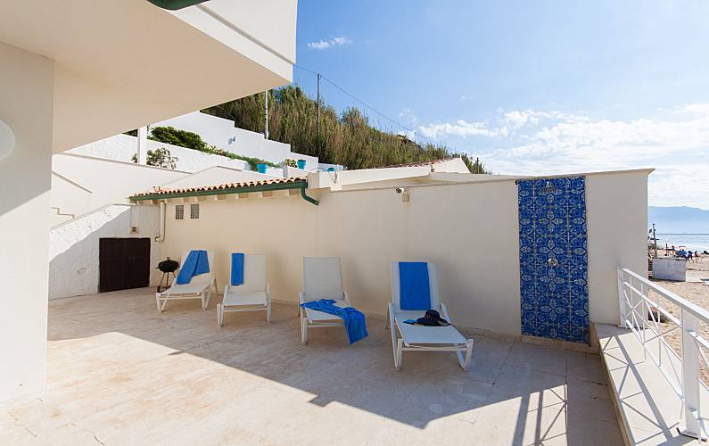 Villa Außenansicht des Hauses Palermo Trappeto Ferienwohnung - Außenansicht des Hauses