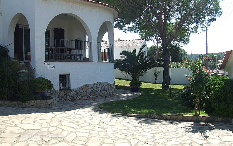 Villa Außenansicht des Hauses Girona L' Escala villa - Außenansicht des Hauses