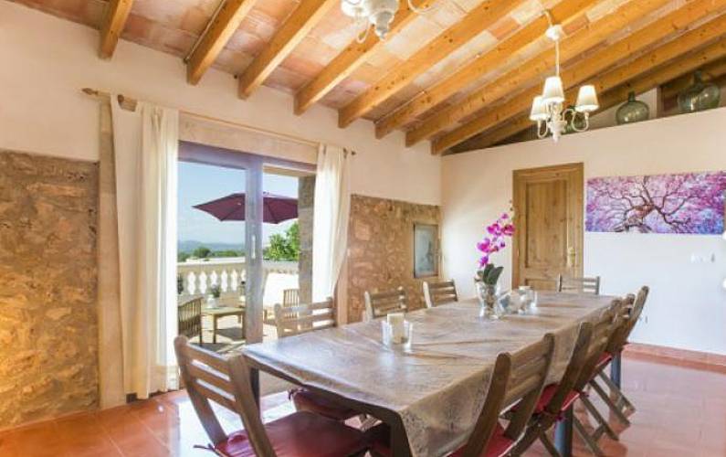 Komfortables Wohnzimmer Mallorca Campos Ferienhaus auf dem land - Wohnzimmer