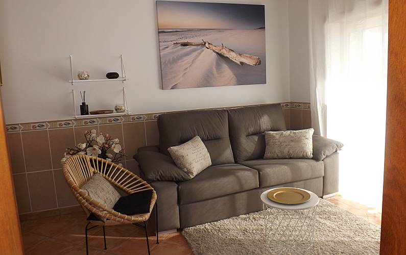 Fe-Wo Wohnzimmer Algarve-Faro Albufeira Ferienwohnung - Wohnzimmer