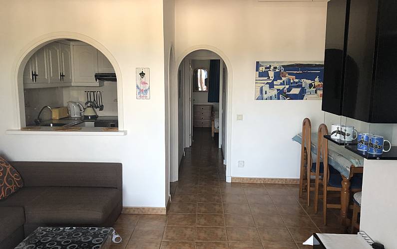 Wohnung Wohnzimmer Menorca Es Mercadal Ferienwohnung - Wohnzimmer