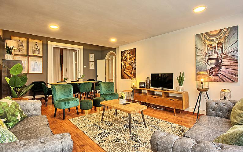 Wohnung Wohnzimmer Lissabon Lissabon Ferienwohnung - Wohnzimmer