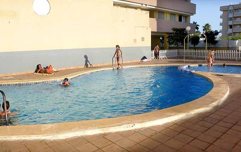 12 Piscina Castelló Peñíscola Apartamento - Piscina