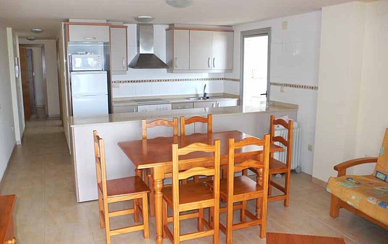 12 Sala de Jantar Castelló Peñíscola Apartamento - Sala de Jantar