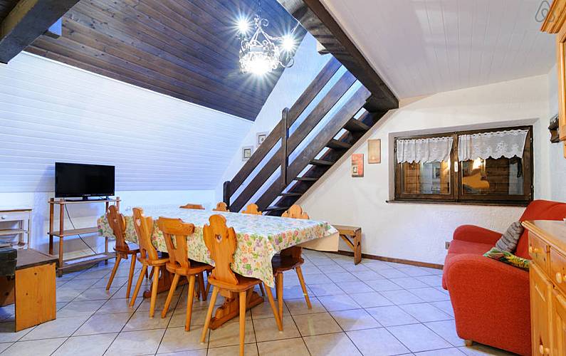 Wohnung Esszimmer Trentino Canazei Ferienwohnung - Esszimmer