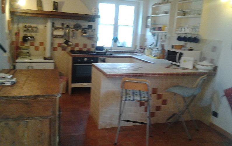 Haus Küche La Spezia Sesta Godano Ferienhaus auf dem land - Küche