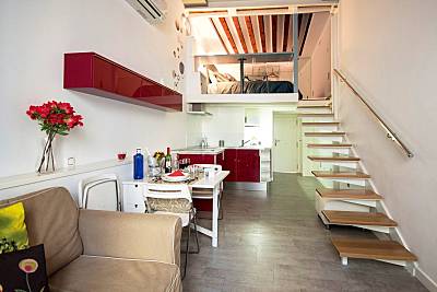 Loft alojamiento y desayuno en Barrio Las Letras Madrid
