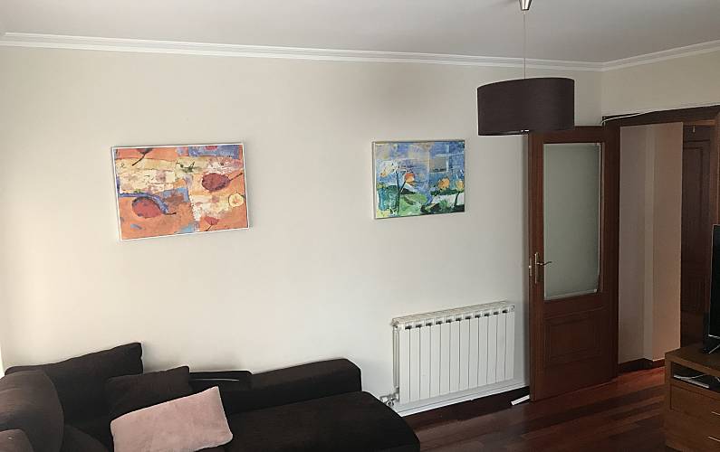 Wohnung Wohnzimmer Pontevedra O Grove Ferienwohnung - Wohnzimmer