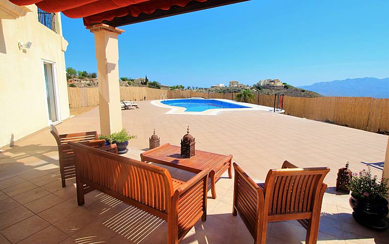 Haus Garten Almería Bédar Villa auf dem Land - Garten