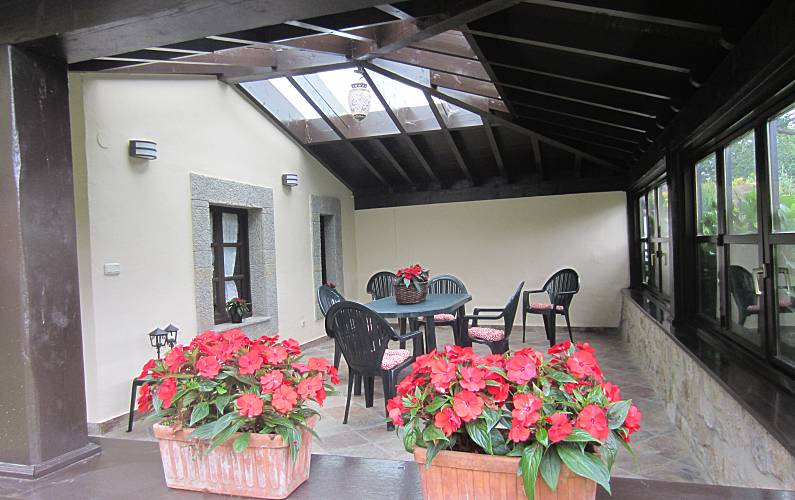 Haus Terrasse Asturien Llanes Ferienhaus auf dem land - Terrasse