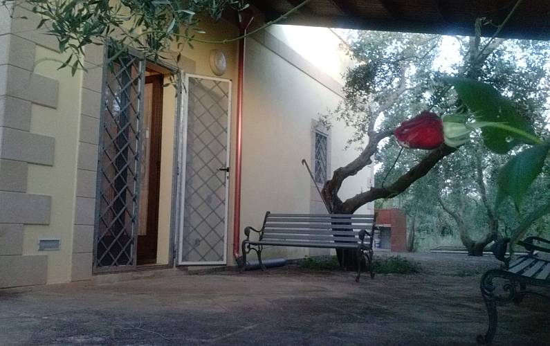 Villa Außenansicht des Hauses Lecce Alessano Villa auf dem Land - Außenansicht des Hauses