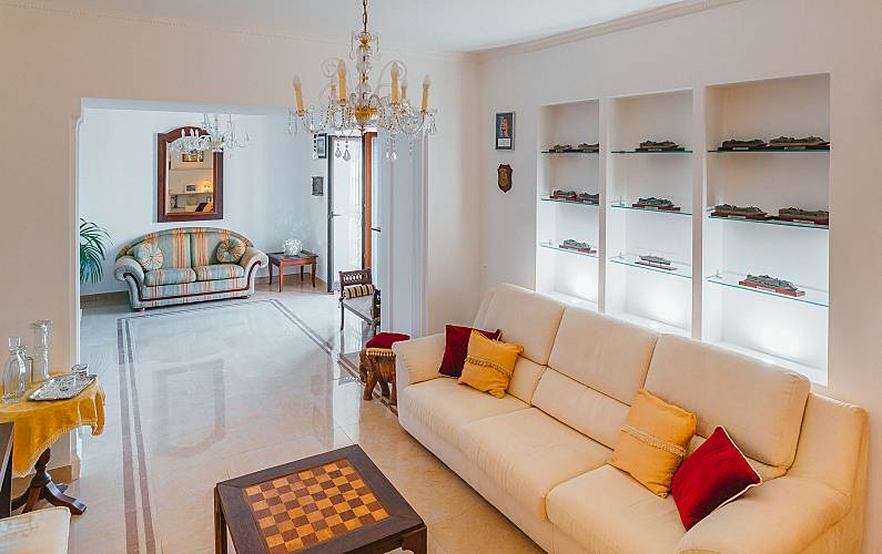 Villa Salon Naples Sant'Agnello Gîte villa - Salon