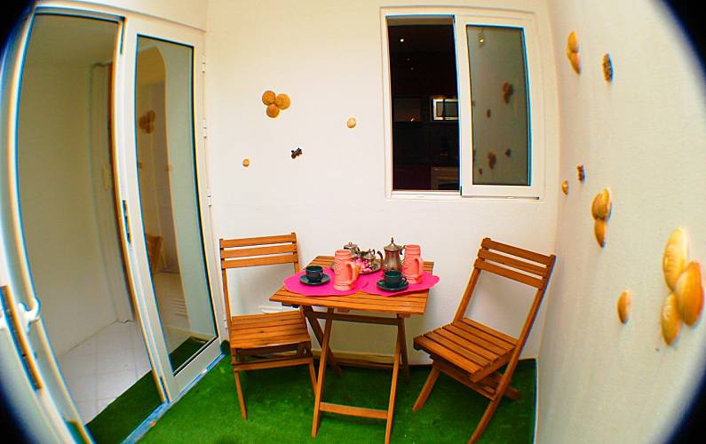 Pescador Terraço Algarve-Faro Lagoa Apartamento - Terraço