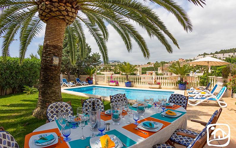 Abahana Außenansicht des Hauses Alicante Calpe/Calp villa - Außenansicht des Hauses