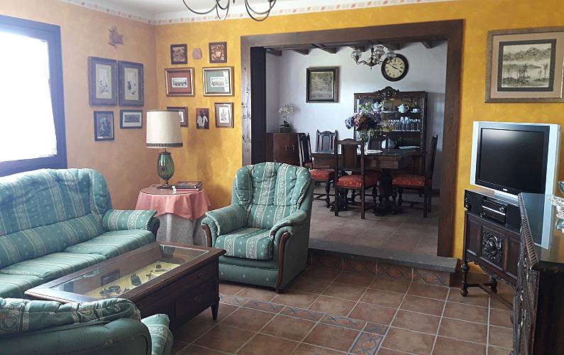 Villa Wohnzimmer Asturien Llanes Ferienhaus auf dem land - Wohnzimmer