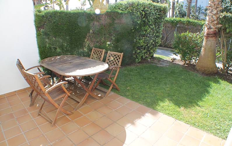 Wohnung Garten Cádiz Rota Ferienhaus - Garten