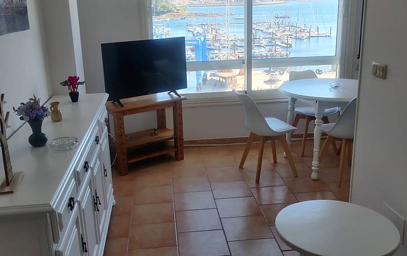 Wohnung Wohnzimmer Pontevedra Sanxenxo-Sangenjo Ferienwohnung - Wohnzimmer
