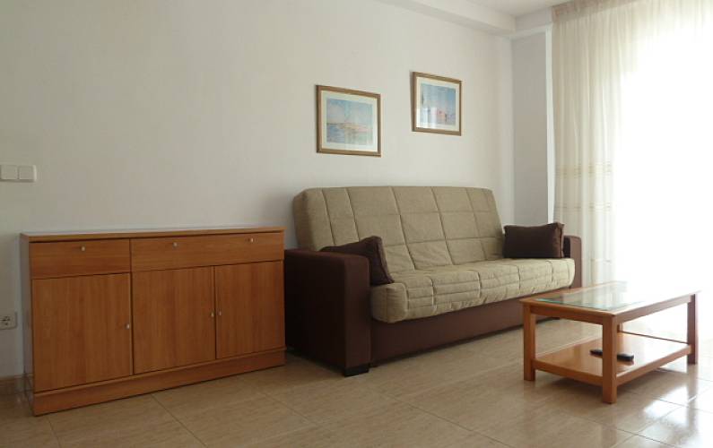 Schöne Wohnzimmer Tarragona Salou Ferienwohnung - Wohnzimmer