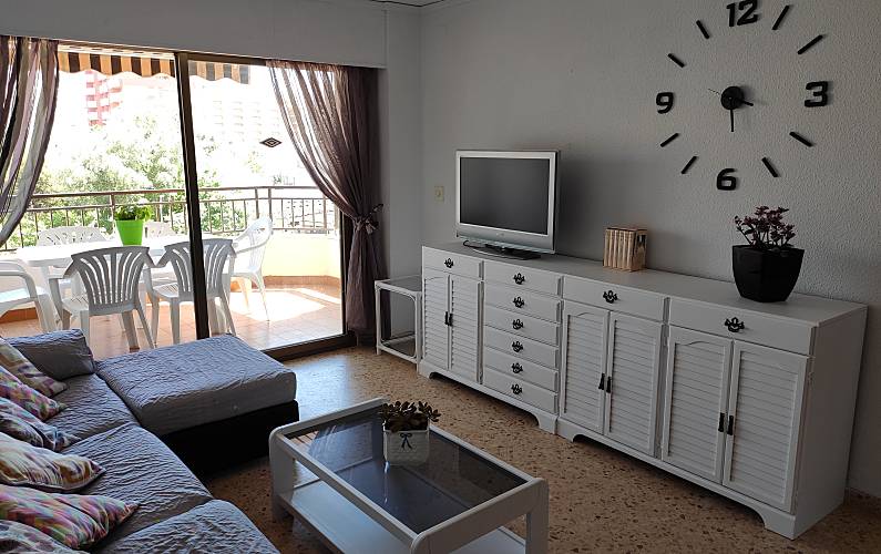 Wohnung Wohnzimmer Valencia Gandia Ferienwohnung - Wohnzimmer