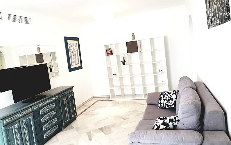 Wohnung Wohnzimmer Málaga Marbella Ferienwohnung - Wohnzimmer