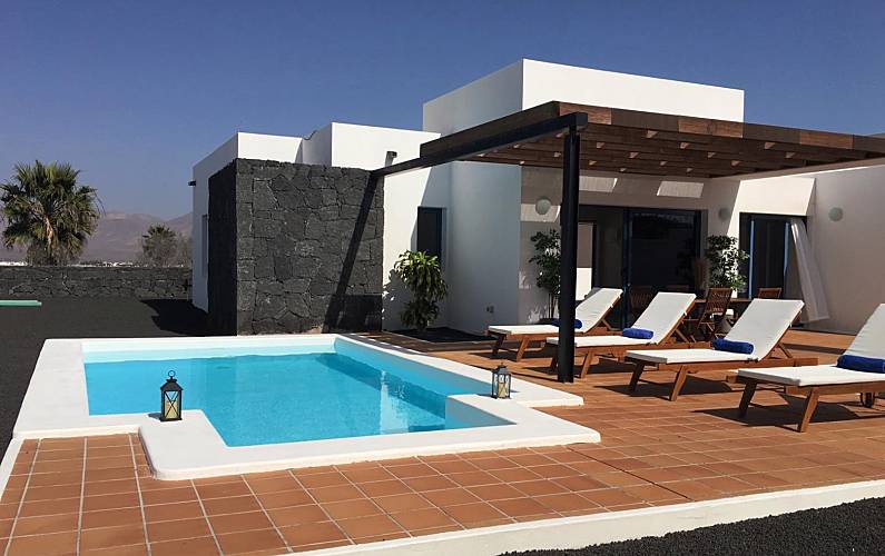 Villa Schwimmbad Lanzarote Yaiza villa - Schwimmbad