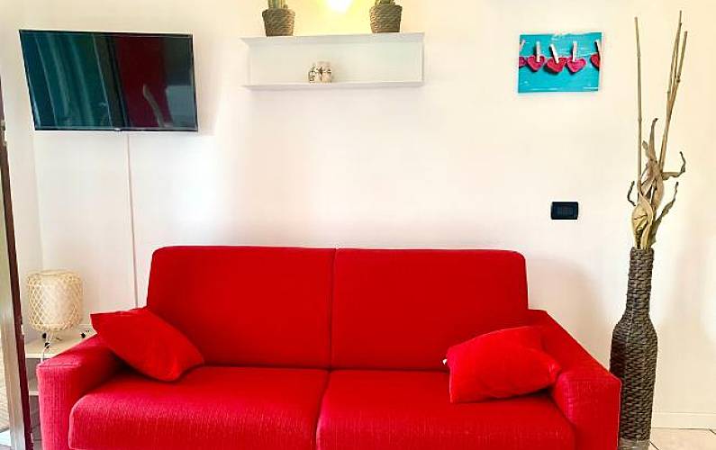 Wohnung Wohnzimmer Brescia Sirmione Ferienwohnung - Wohnzimmer