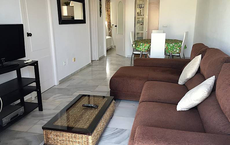 Wohnung Wohnzimmer Málaga Vélez-Málaga Ferienwohnung - Wohnzimmer