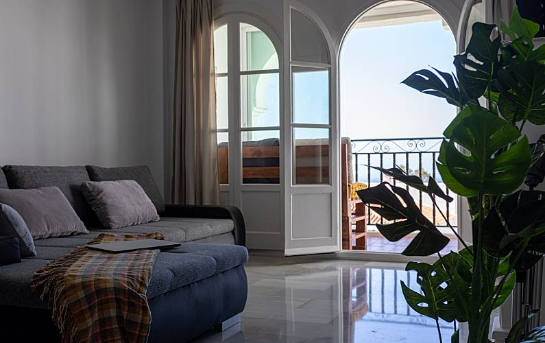 Wohnung Wohnzimmer Málaga Mijas Ferienwohnung - Wohnzimmer