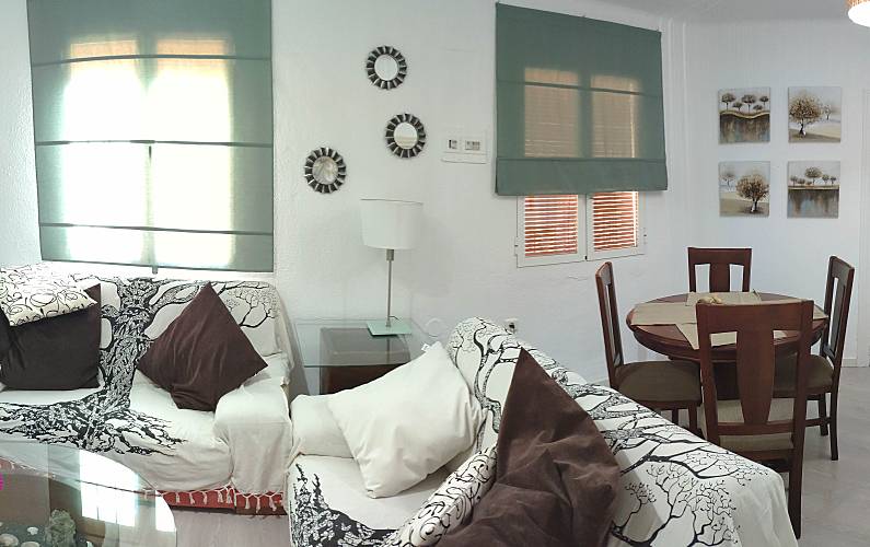 Wohnung Wohnzimmer Málaga Málaga Ferienwohnung - Wohnzimmer