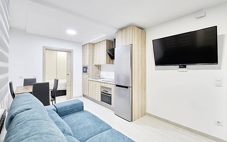 Wohnung Wohnzimmer Salamanca Salamanca Ferienwohnung - Wohnzimmer
