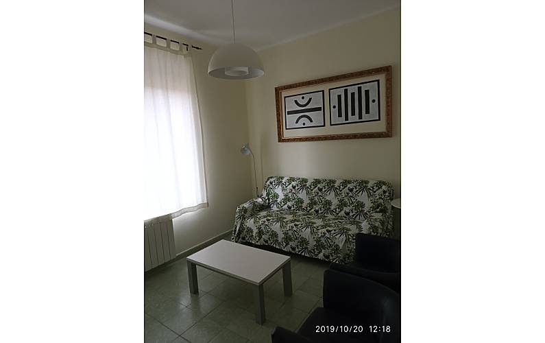 2 Wohnzimmer Salamanca Aldeadávila de la Ribera Ferienwohnung - Wohnzimmer