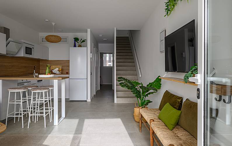 Wohnung Wohnzimmer Lanzarote Yaiza Ferienwohnung - Wohnzimmer