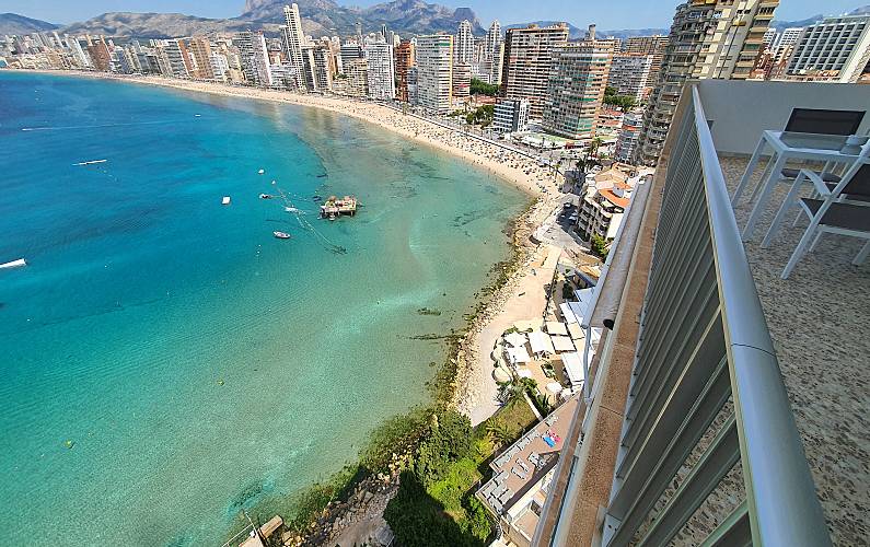 Wohnung Terrasse Alicante Benidorm Ferienwohnung - Terrasse