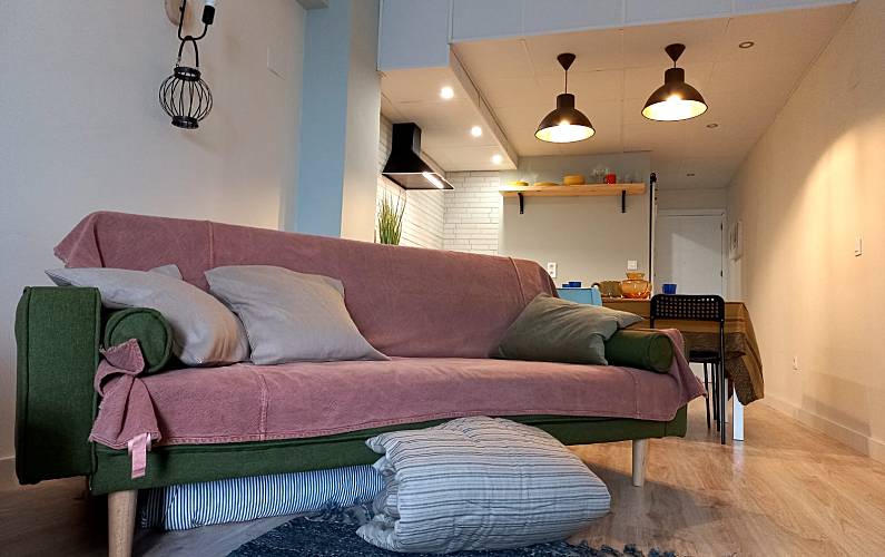 Wohnung Wohnzimmer Huesca Jaca Ferienwohnung - Wohnzimmer