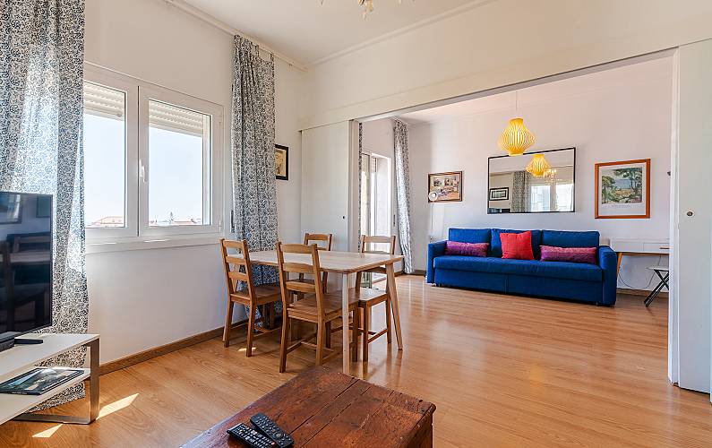 Wohnung Wohnzimmer Lissabon Oeiras Ferienwohnung - Wohnzimmer