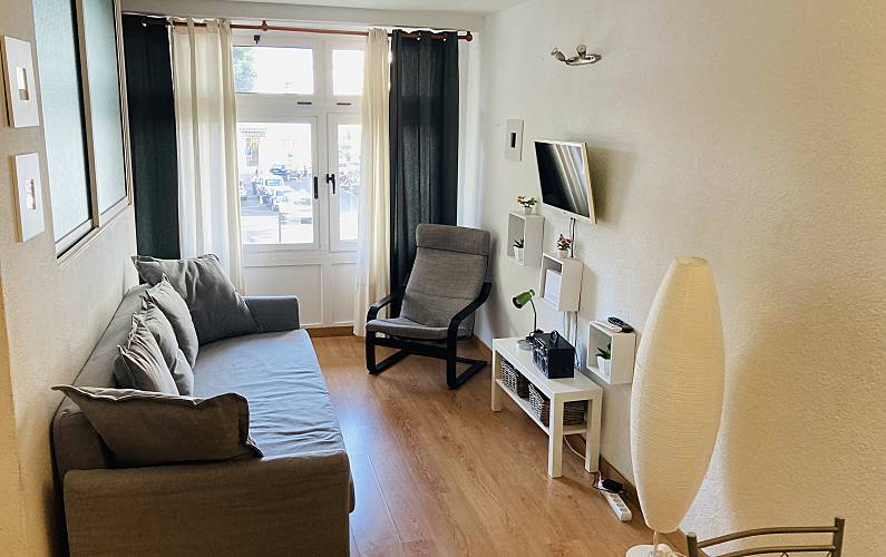 Wohnung Wohnzimmer Teneriffa Puerto de la Cruz Ferienwohnung - Wohnzimmer
