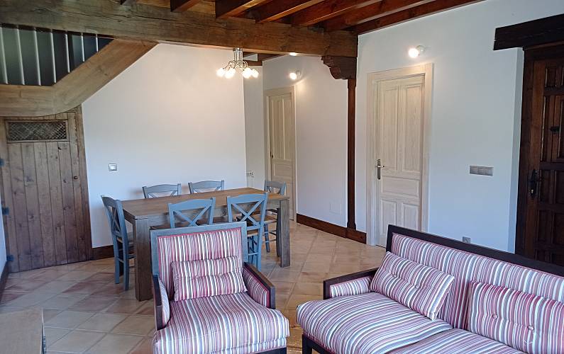 Haus Wohnzimmer Cantabria Udías Ferienhaus auf dem land - Wohnzimmer