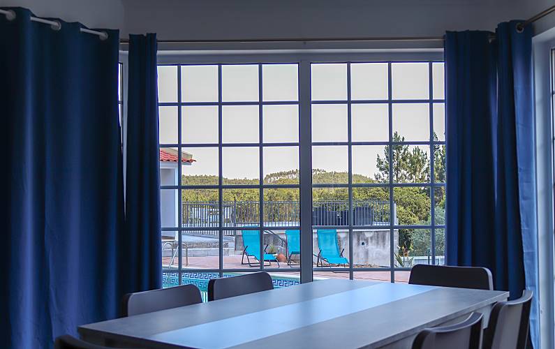 Haus Esszimmer Leiria Figueiró dos Vinhos Ferienhaus auf dem land - Esszimmer