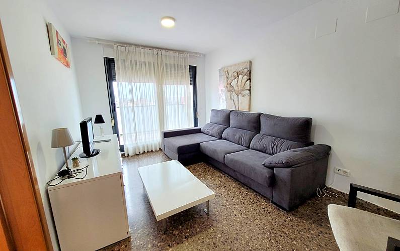Wohnung Wohnzimmer Valencia Gandia Ferienwohnung - Wohnzimmer