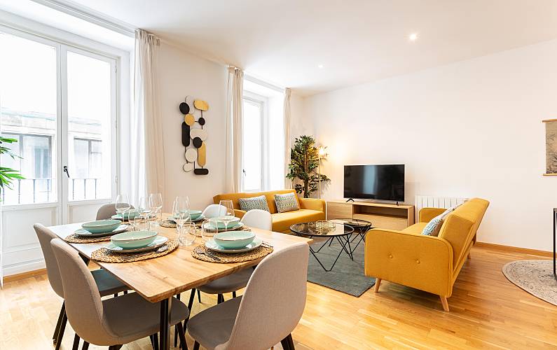 Wohnung Wohnzimmer Madrid Madrid Ferienwohnung - Wohnzimmer
