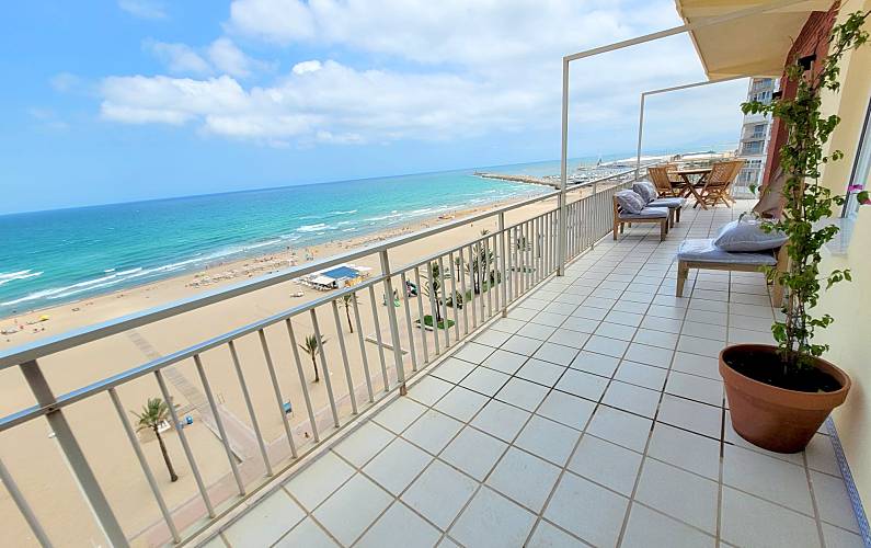 Wohnung Terrasse Valencia Gandia Ferienwohnung - Terrasse