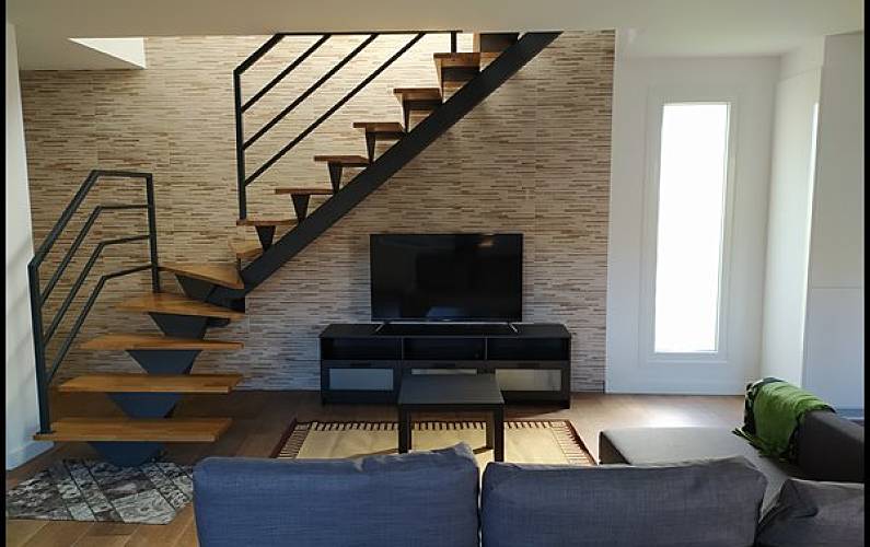 Haus Wohnzimmer A Coruña Camariñas Ferienhaus - Wohnzimmer
