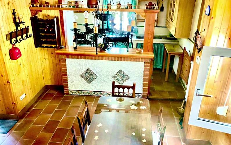 Haus Esszimmer Granada Güejar Sierra Ferienhaus auf dem land - Esszimmer