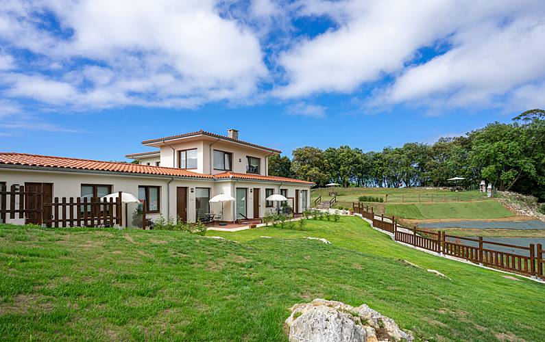 Wohnung Außenansicht des Hauses Asturien Ribadesella Ferienwohnung - Außenansicht des Hauses
