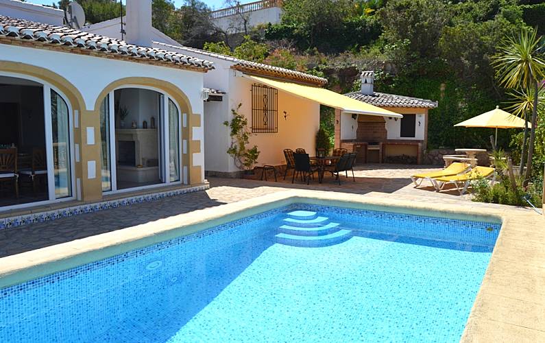 Villa Außenansicht des Hauses Alicante Jávea/Xàbia villa - Außenansicht des Hauses