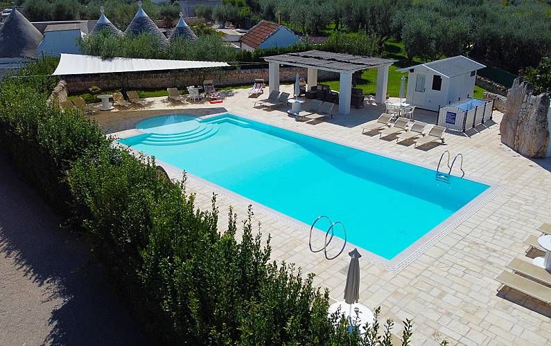 Trullo Bari Locorotondo Ferienhaus auf dem land - 