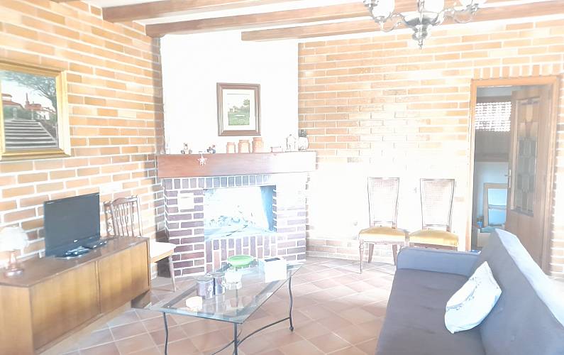 Villa Wohnzimmer Zaragoza Ateca Villa auf dem Land - Wohnzimmer