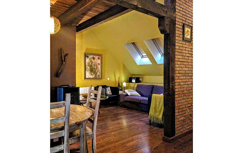 Wohnung Wohnzimmer Madrid Alameda del Valle Ferienwohnung - Wohnzimmer